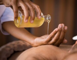 Anwendung: Ekanga Abhyanga