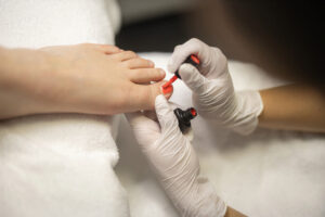 Anwendung: Pediküre mit Shellac